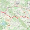 Itinéraire De Catena à Montecatini Terme, distance, dénivelé, altitude, carte, profil, trace GPS