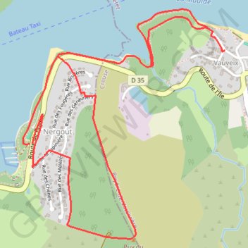 Itinéraire Circuit de Nergout, distance, dénivelé, altitude, carte, profil, trace GPS