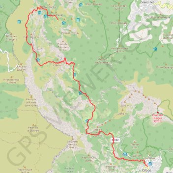 Itinéraire La Réunion, la grande traversée par le GRR2, distance, dénivelé, altitude, carte, profil, trace GPS