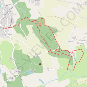 Itinéraire Circuit "Les picouras" - Cruguel, distance, dénivelé, altitude, carte, profil, trace GPS