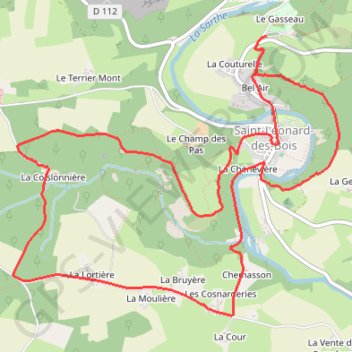 Itinéraire Alpes Mancelles - Les Buttes, distance, dénivelé, altitude, carte, profil, trace GPS