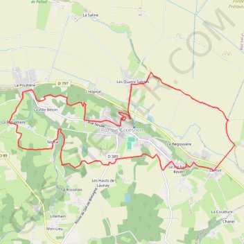 Itinéraire Polder et patrimoine bâti à Roz-sur-Couesnon, distance, dénivelé, altitude, carte, profil, trace GPS