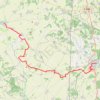 Itinéraire Chef-Boutonne-Ruffec, distance, dénivelé, altitude, carte, profil, trace GPS