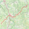 Itinéraire J3 St-Préjet - Prinsuéjols, distance, dénivelé, altitude, carte, profil, trace GPS