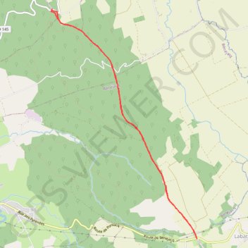 Itinéraire Chemin Henri IV entre D.145 et D.936, distance, dénivelé, altitude, carte, profil, trace GPS