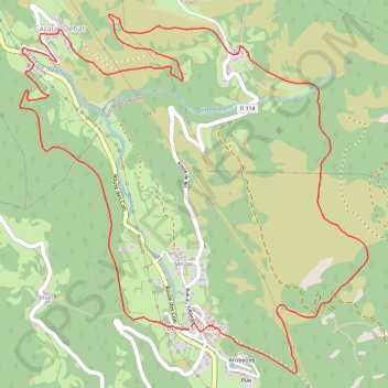 Itinéraire Bois de la Pale - Vallée du Louron, distance, dénivelé, altitude, carte, profil, trace GPS