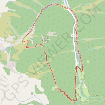 Itinéraire ITIMIP065V525B1R, distance, dénivelé, altitude, carte, profil, trace GPS