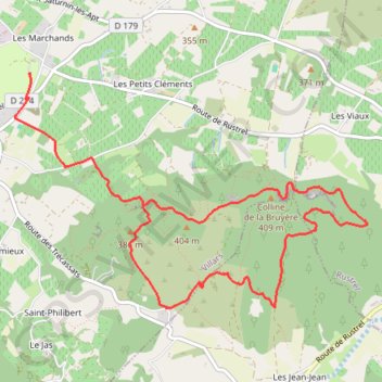 Itinéraire Les ocres de villars, distance, dénivelé, altitude, carte, profil, trace GPS
