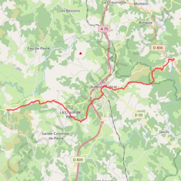 Itinéraire Les Estrets - Les 4 Chemins - Chemin de Compostelle, distance, dénivelé, altitude, carte, profil, trace GPS