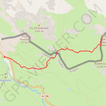 Itinéraire Géougue de Peyrelue, distance, dénivelé, altitude, carte, profil, trace GPS