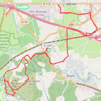 Itinéraire Randonnée autour du Cros de Lançon (près de la fontaine Mary-Rose), distance, dénivelé, altitude, carte, profil, trace GPS