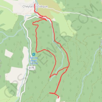 Itinéraire 10-AOU-20 11:45:34, distance, dénivelé, altitude, carte, profil, trace GPS
