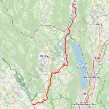 Itinéraire VG02_73_Savoie-, distance, dénivelé, altitude, carte, profil, trace GPS