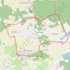 Itinéraire Le château de Comper - Concoret, distance, dénivelé, altitude, carte, profil, trace GPS