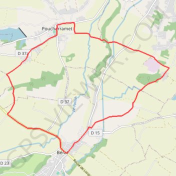 Itinéraire Poucharramet et le Cap Débat, distance, dénivelé, altitude, carte, profil, trace GPS