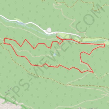 Itinéraire Les Clos - Saoû, distance, dénivelé, altitude, carte, profil, trace GPS
