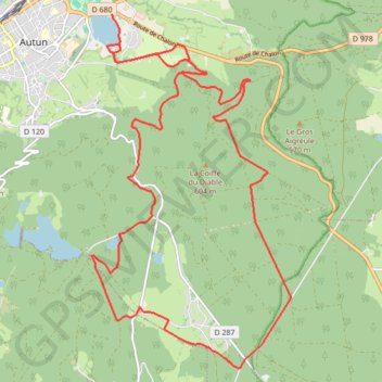 Itinéraire Morvandiau rando - Autun, distance, dénivelé, altitude, carte, profil, trace GPS