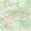 Itinéraire Azay-le-Rideau -Saumur, distance, dénivelé, altitude, carte, profil, trace GPS