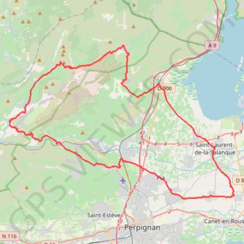 Itinéraire TAUTAVEL SALSES-7060784, distance, dénivelé, altitude, carte, profil, trace GPS
