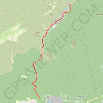 Itinéraire Le Latay - Signes, distance, dénivelé, altitude, carte, profil, trace GPS