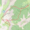 Itinéraire Rochers du Parquet, en boucle par le Pas des Bachassons (Vercors), distance, dénivelé, altitude, carte, profil, trace GPS