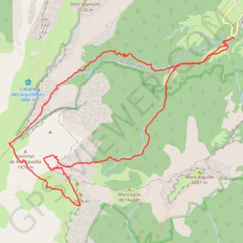 Itinéraire Rochers du Parquet, en boucle par le Pas des Bachassons (Vercors), distance, dénivelé, altitude, carte, profil, trace GPS