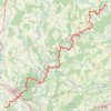 Itinéraire Bourges (18) - Breurey-lès-Faverney (70) - De Echigey à Seveux, distance, dénivelé, altitude, carte, profil, trace GPS