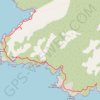 Itinéraire De Tizzano à la Cala di Conca, distance, dénivelé, altitude, carte, profil, trace GPS