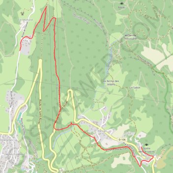 Itinéraire Chamois Sans Venin, distance, dénivelé, altitude, carte, profil, trace GPS