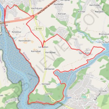 Itinéraire Les deux rivières, distance, dénivelé, altitude, carte, profil, trace GPS