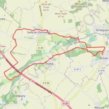 Itinéraire Les Bonnettes, distance, dénivelé, altitude, carte, profil, trace GPS