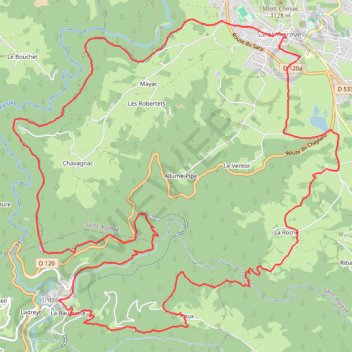 Itinéraire La Galoche, distance, dénivelé, altitude, carte, profil, trace GPS