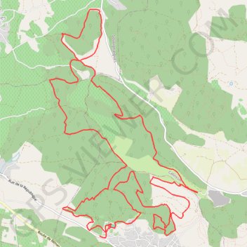 Itinéraire Les 3C à Congénies, distance, dénivelé, altitude, carte, profil, trace GPS