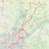 Itinéraire Sortie à vélo l'après-midi, distance, dénivelé, altitude, carte, profil, trace GPS