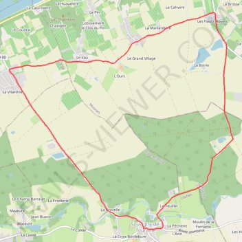 Itinéraire 2025-02-05 13-53, distance, dénivelé, altitude, carte, profil, trace GPS