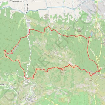 Itinéraire Saint-Rémy Cretes Baux, distance, dénivelé, altitude, carte, profil, trace GPS