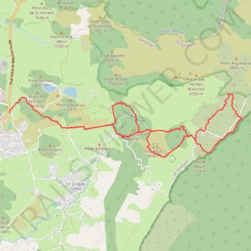 Itinéraire Sortie Ouest Trail Groupe 2, distance, dénivelé, altitude, carte, profil, trace GPS