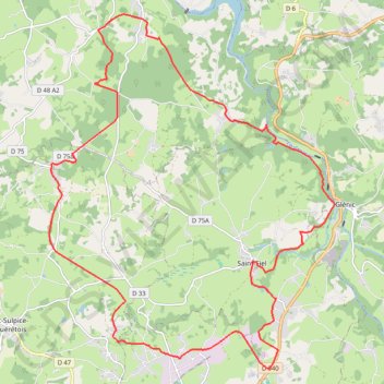 Itinéraire La Fidélienne - Saint-Fiel, distance, dénivelé, altitude, carte, profil, trace GPS