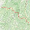 Itinéraire La Traversée Est-Ouest des Hauts-Plateaux du Vercors par le GR 93, distance, dénivelé, altitude, carte, profil, trace GPS