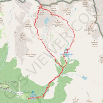 Itinéraire Tête de la Ruine, distance, dénivelé, altitude, carte, profil, trace GPS