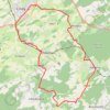 Itinéraire Boucle à vélo entre Buissonville et Ciney, distance, dénivelé, altitude, carte, profil, trace GPS