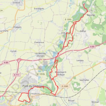 Itinéraire Sortie à VTT à Église Saint-Aventin, distance, dénivelé, altitude, carte, profil, trace GPS