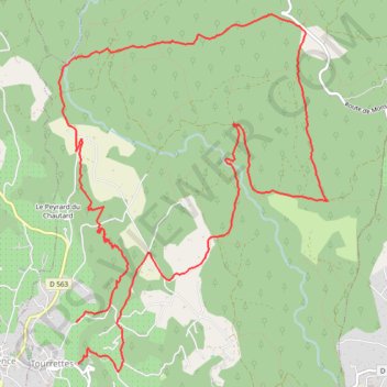 Itinéraire Le chautard, distance, dénivelé, altitude, carte, profil, trace GPS