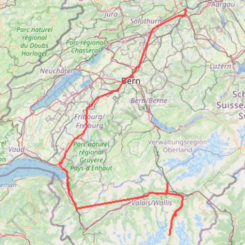 Itinéraire 2025-10-27 Beeline Suisse 3, distance, dénivelé, altitude, carte, profil, trace GPS