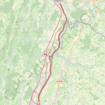 Itinéraire E2, distance, dénivelé, altitude, carte, profil, trace GPS