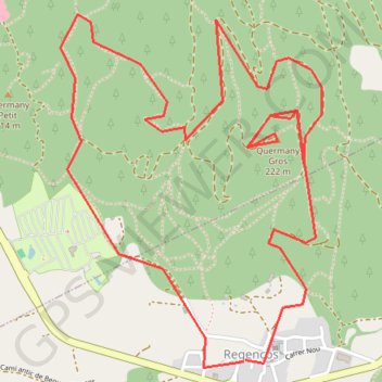 Itinéraire Regencos cool-9981498, distance, dénivelé, altitude, carte, profil, trace GPS