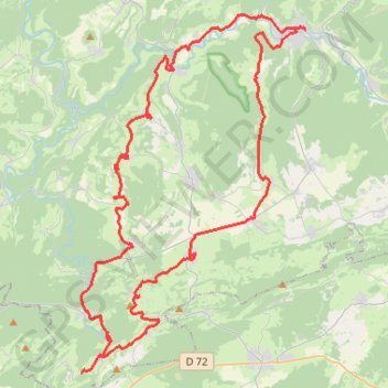 Itinéraire Entre Loue et Lison - Doubs, distance, dénivelé, altitude, carte, profil, trace GPS