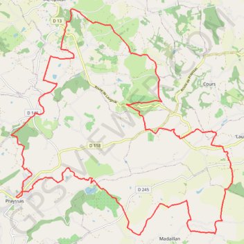 Itinéraire Boucle VTT "Cœur de Pays" entre Lot et Garonne, distance, dénivelé, altitude, carte, profil, trace GPS