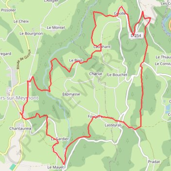 Itinéraire LIF 431 a - Blé Noir, distance, dénivelé, altitude, carte, profil, trace GPS