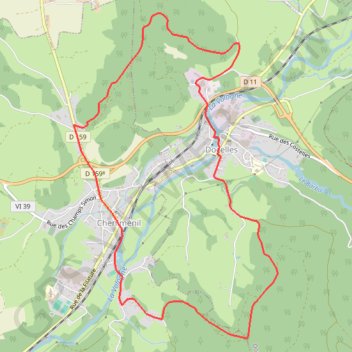 Itinéraire Chemins du Cœur des Vosges - La tête de Voitimont, distance, dénivelé, altitude, carte, profil, trace GPS